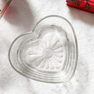 Glass Heart Dish